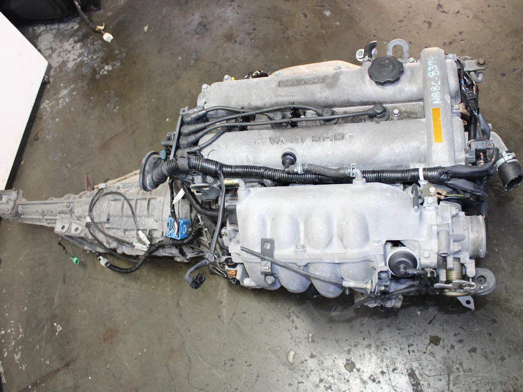 JDM 1999-2000 Mazda Miata Motor BP 6 Speed M/T 1.8L 4 Cyl Engine - Image 2