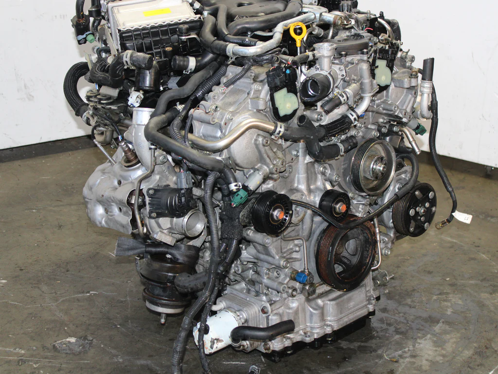 JDM 2016-2021 Infiniti Q60 Motor Twin Turbo VR30DDTT-RWD 3.0L 6 Cyl Engine - Image 5