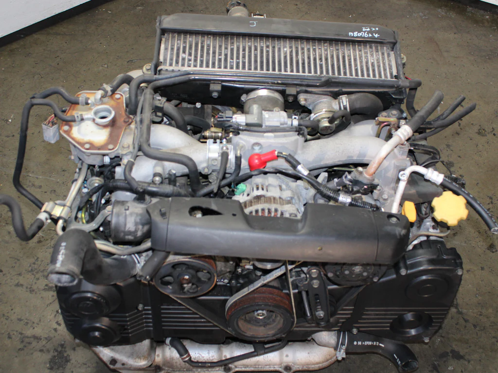 JDM 2002-2005 Subaru Impreza WRX Motor EJ205 Manual Transmission 2.0L 4 Cyl Engine - Image 10
