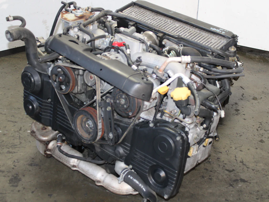 JDM 2002-2005 Subaru Impreza WRX Motor EJ205 Manual Transmission 2.0L 4 Cyl Engine - Image 9