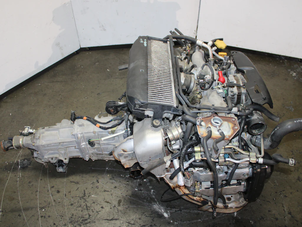 JDM 2002-2005 Subaru Impreza WRX Motor EJ205 Manual Transmission 2.0L 4 Cyl Engine - Image 16