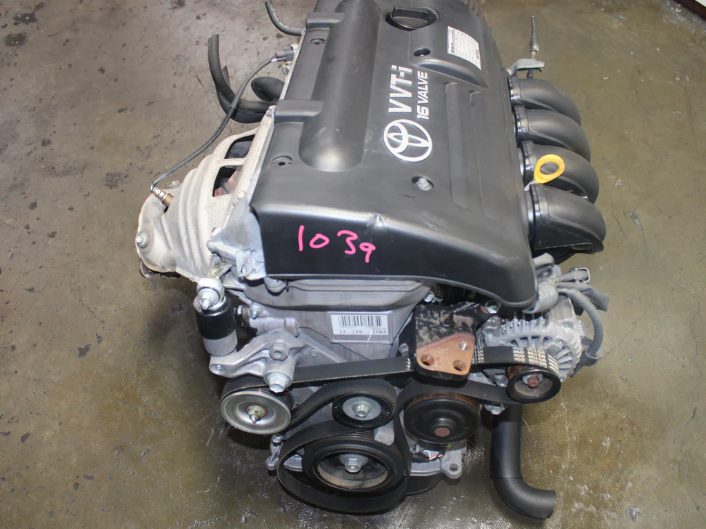 JDM 2001-2005 Toyota Celica GT, 2000-2008 Toyota Corolla, 2003-2008 Toyota Matrix Motor 1ZZFE 1.8L 4 Cyl Engine - Image 2