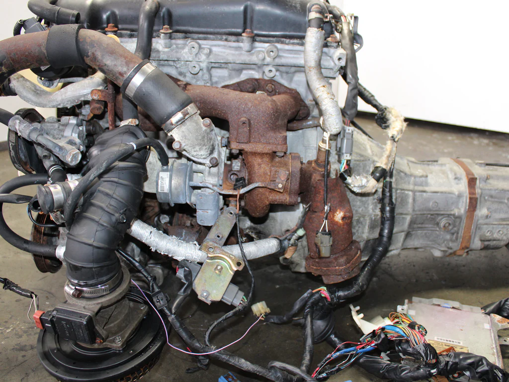 JDM 1995-1998 Nissan 240SX S14 Motor 5 Speed SR20DET 2.0L 4 Cyl Engine - Image 18