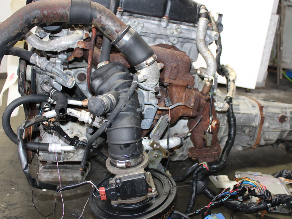JDM 1995-1998 Nissan 240SX S14 Motor 5 Speed SR20DET 2.0L 4 Cyl Engine - Image 15