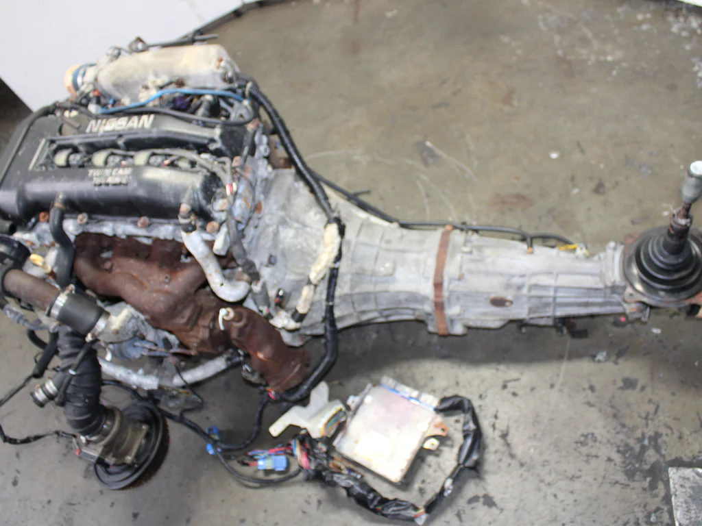 JDM 1995-1998 Nissan 240SX S14 Motor 5 Speed SR20DET 2.0L 4 Cyl Engine - Image 5